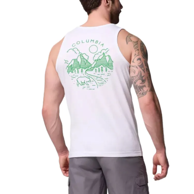 Columbia Tank Tops Men White-1