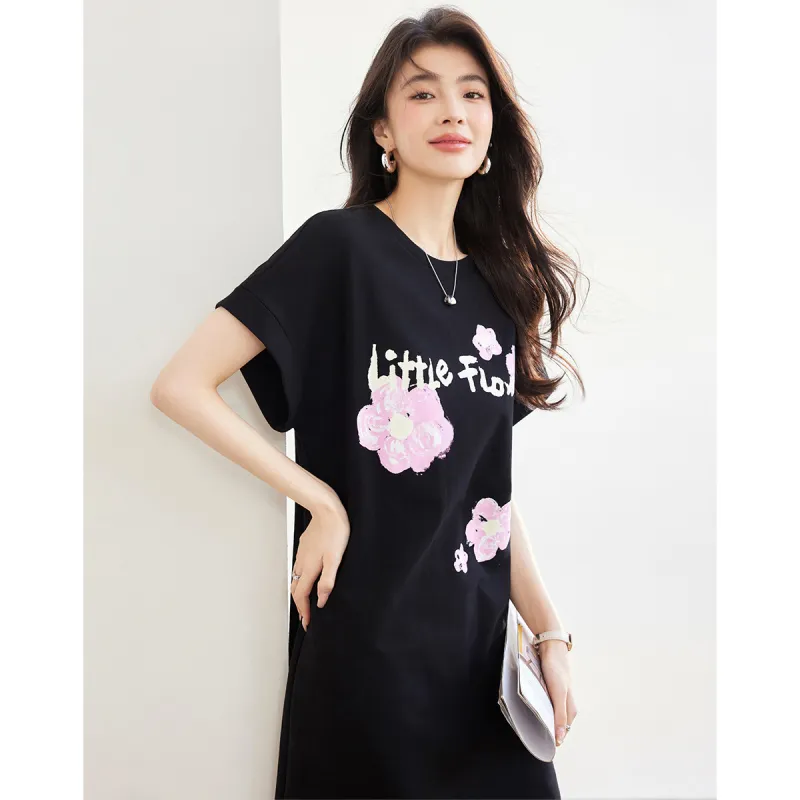 Like The Age Of Water Short Sleeved Dress Women's-3