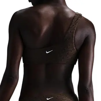 Nike Swim Swoosh Link Women's Terry Asymmetrical Bikini Top