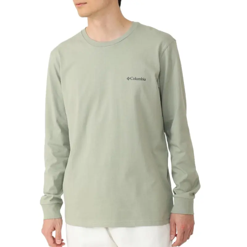 Columbia Explorers Canyon T Shirt Men's Light Green-2