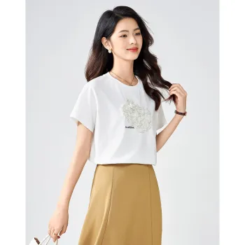 Love Elaine T Shirt Women's White