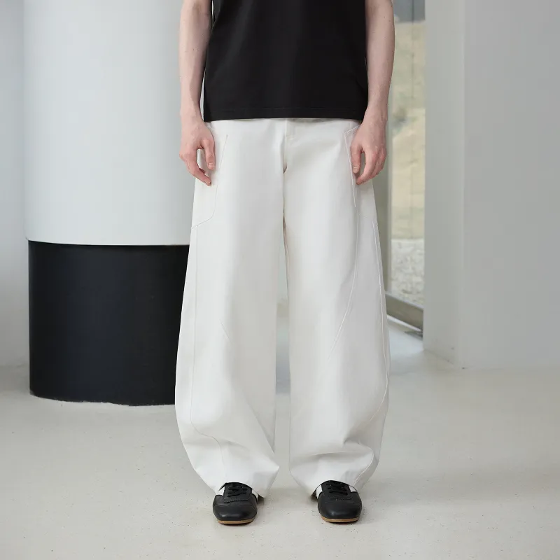 Lilbetter Casual Pants Men's White-6