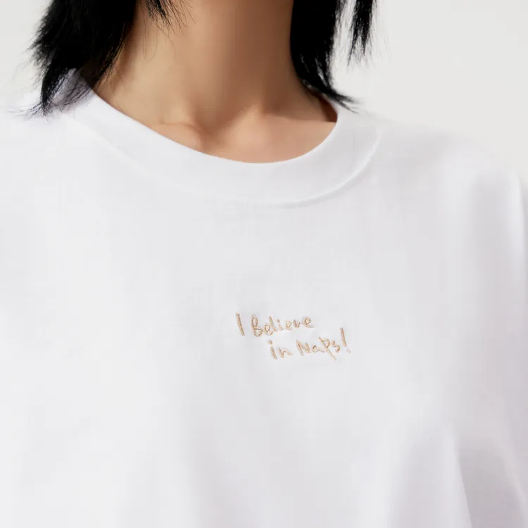 Lost In Echo T Shirt Women's Pearl White-5