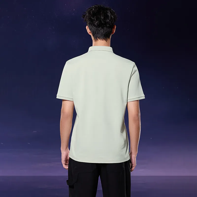 HLA x SANTI,LIANMINGKUAN Polo Shirt Men's-12