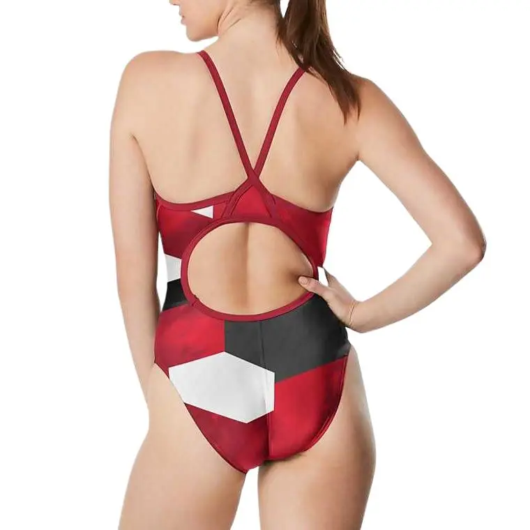 Speedo Glimmer Flyback One piece Swimsuit Women's-15