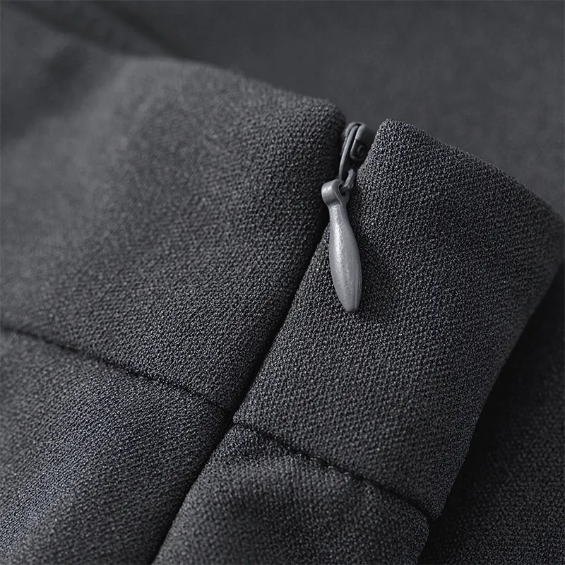 SENTUBILA Casual Long Skirts Women's Gray-8