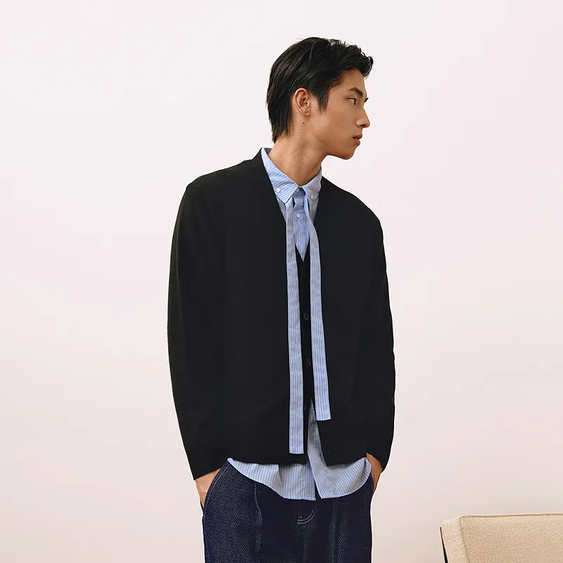 GXG Sweaters Men Black Red-3