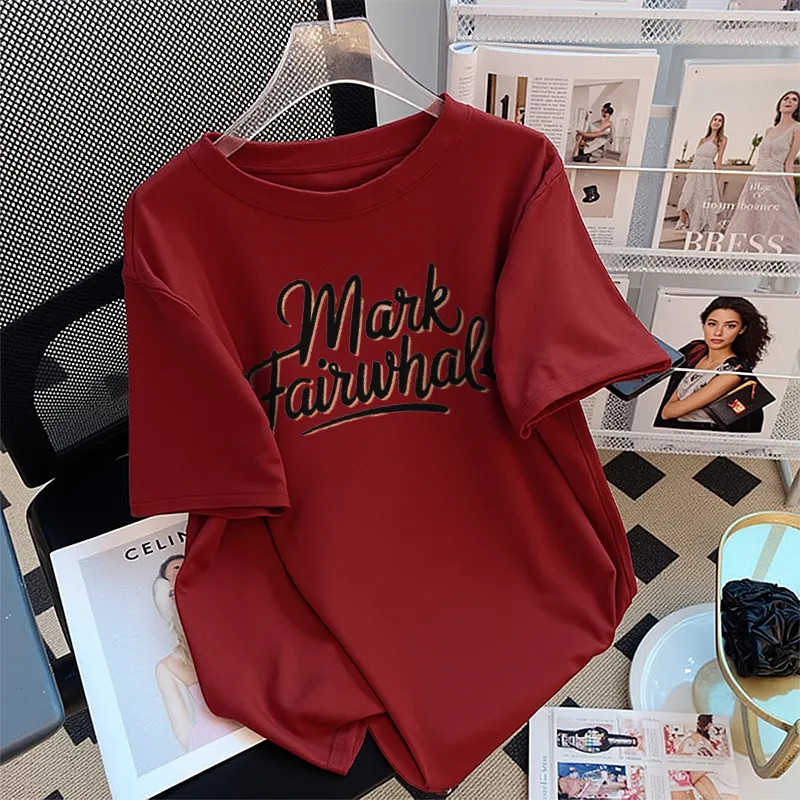 FAIRWHALE Drop Shoulder Sleeve T Shirt Women's-8