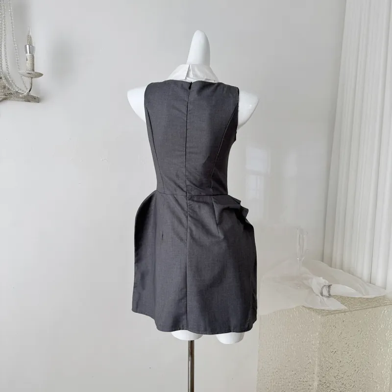 Flowers In Water Sleeveless Dress Women's-1
