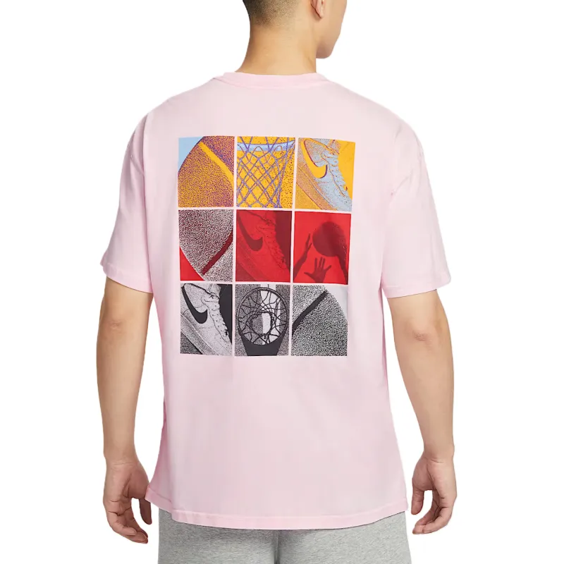 Nike T Shirts Men Foam Pink-1