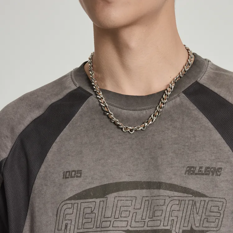 ABLE JEANS T Shirts Men Black Truffle-4