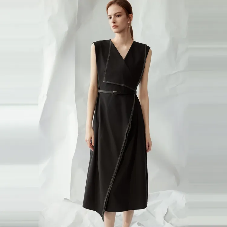 ELLE Sleeveless Dresses Women's-9