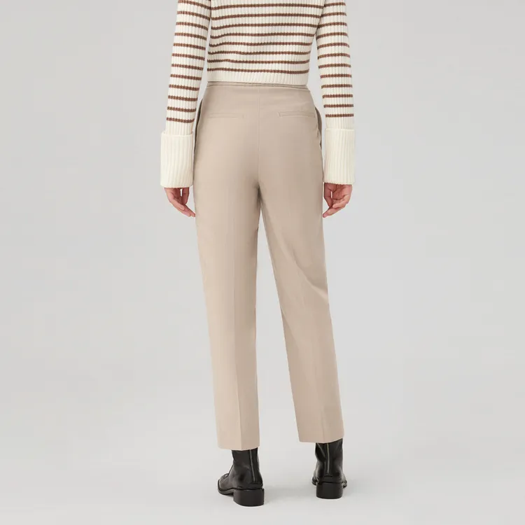 OVV Suit Trousers Women's Oats Solid Color A8-3