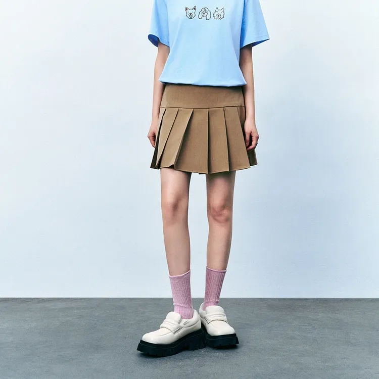URBAN REVIVO Casual Short Skirts Women's-6