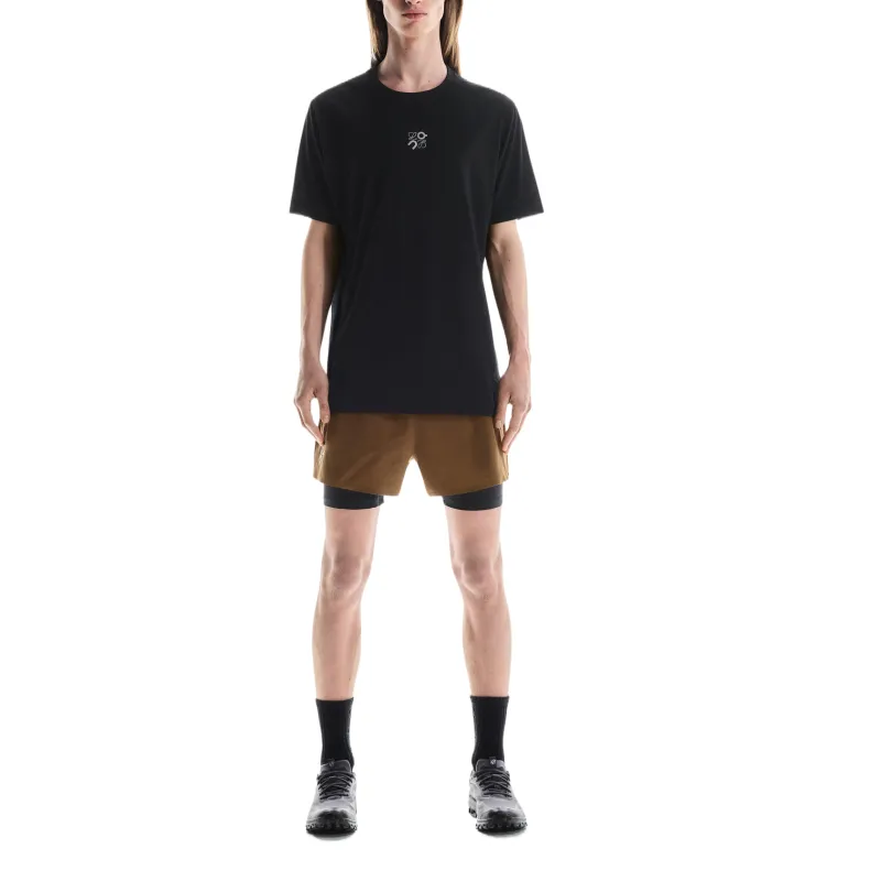 On x LOEWE Performance SS25 Sports Shorts Men's Coffee-3