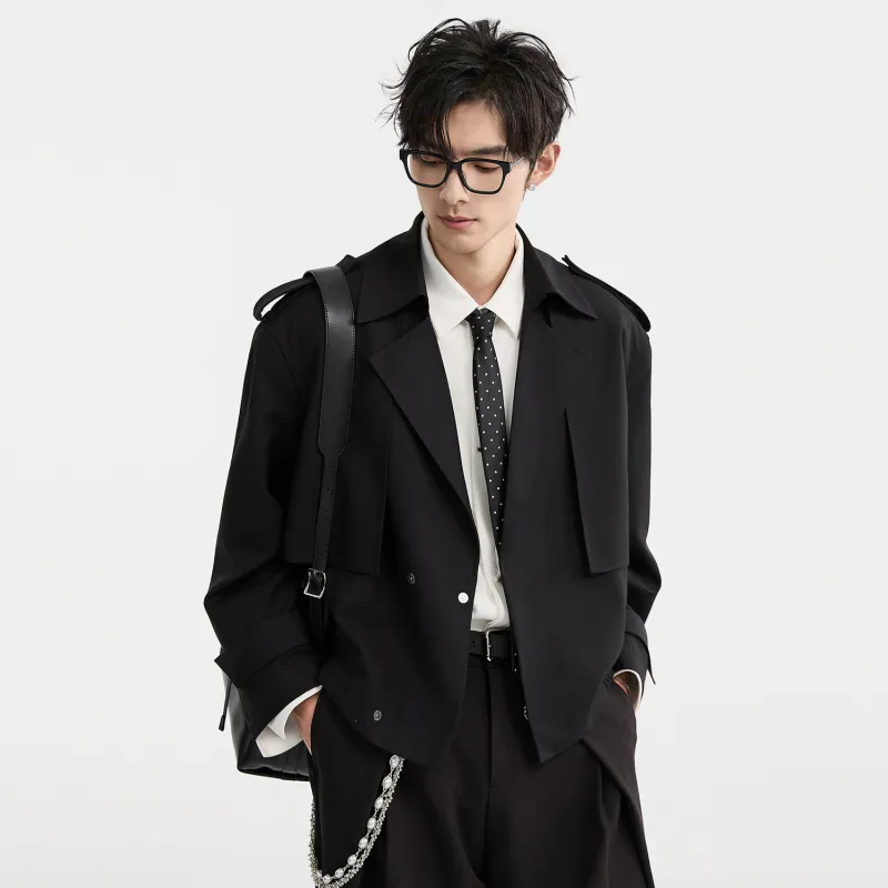 EARL JOEL Trench Coats Men-6