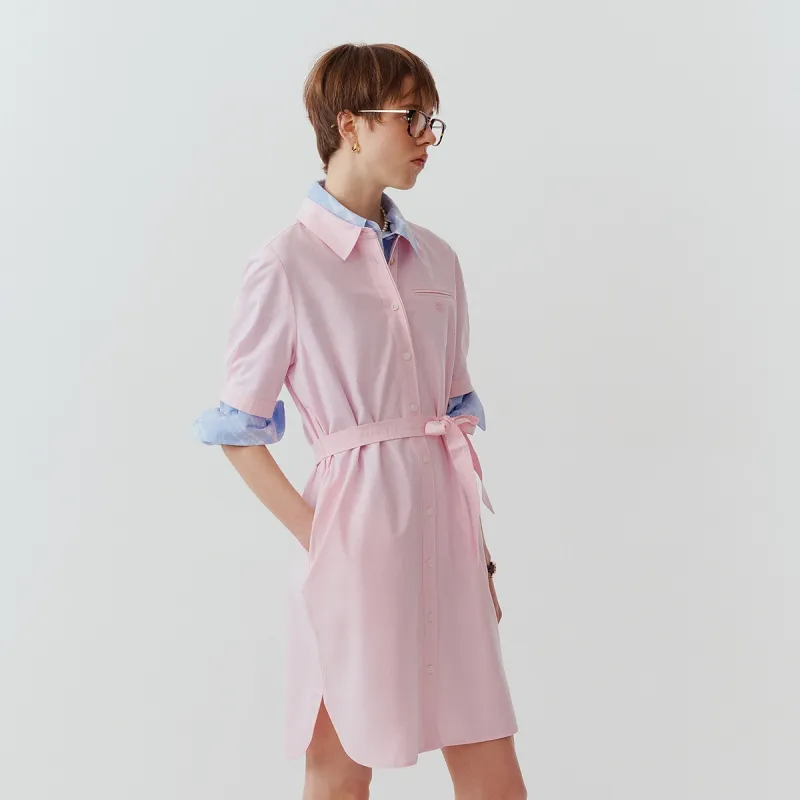Teenie Weenie Short Sleeved Dress Women's Pink-5