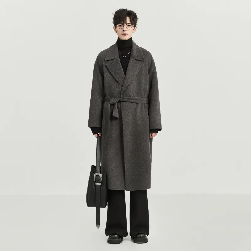 EARL JOEL Pajama Robe Coat Unisex Night Sky Gray-2