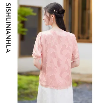 Like The Age Of Water Summer Shirt Women's Pink