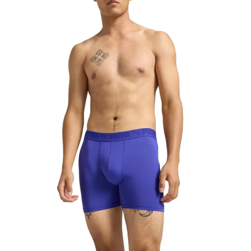 PUMA Men's Athletic Fit Boxer Briefs 3 Pack-5