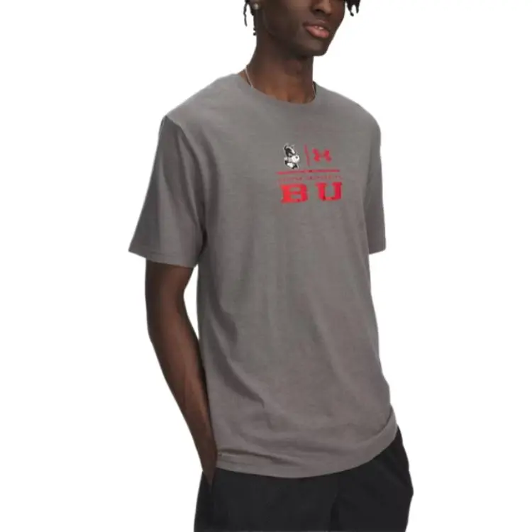Under Armour Performance CottonCollegiate T Shirt Men's Gray-2