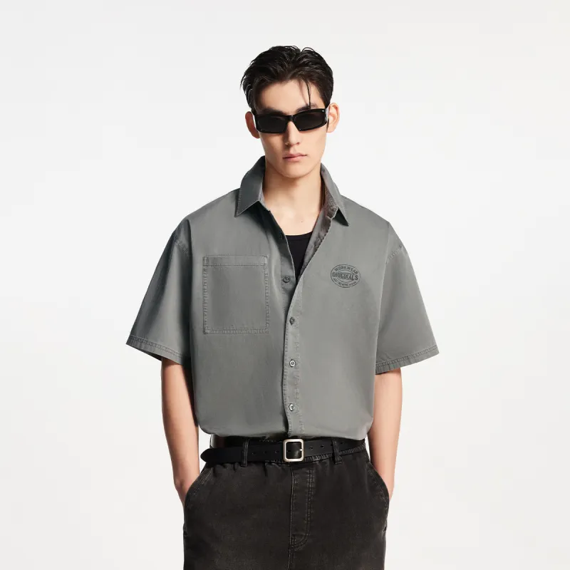 JACK JONES· Shirt Men's C47 Lime Gray-5