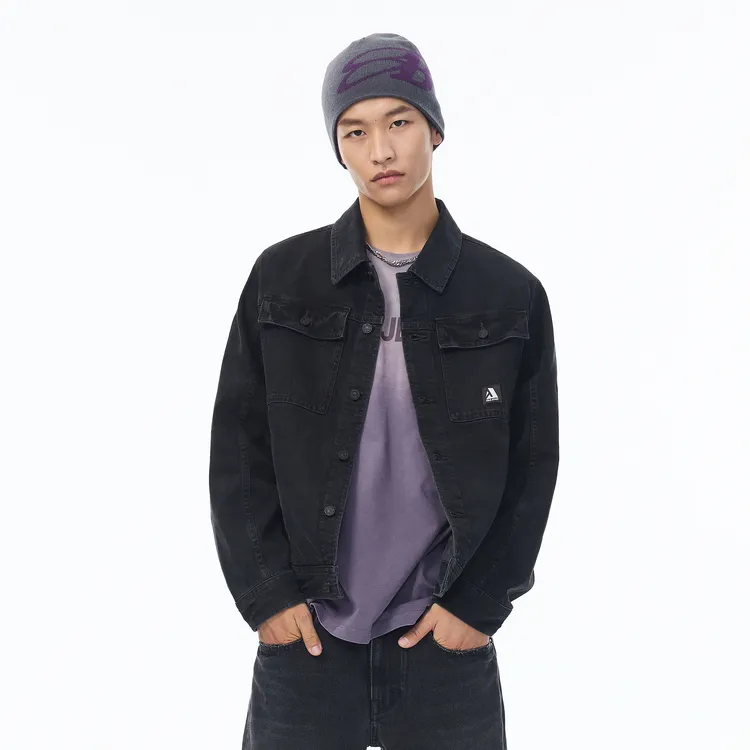 ABLE JEANS Jackets Coats Men's Deep Meteorite Gray-2