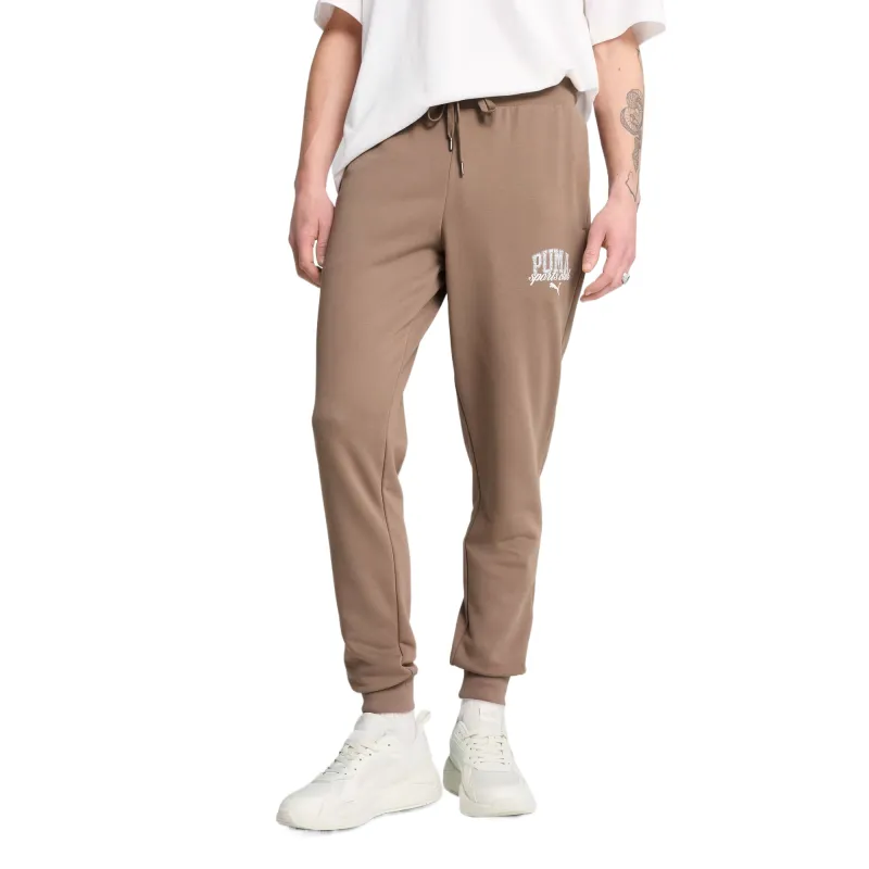 PUMA Knitted Sweatpants Men's Khaki-2