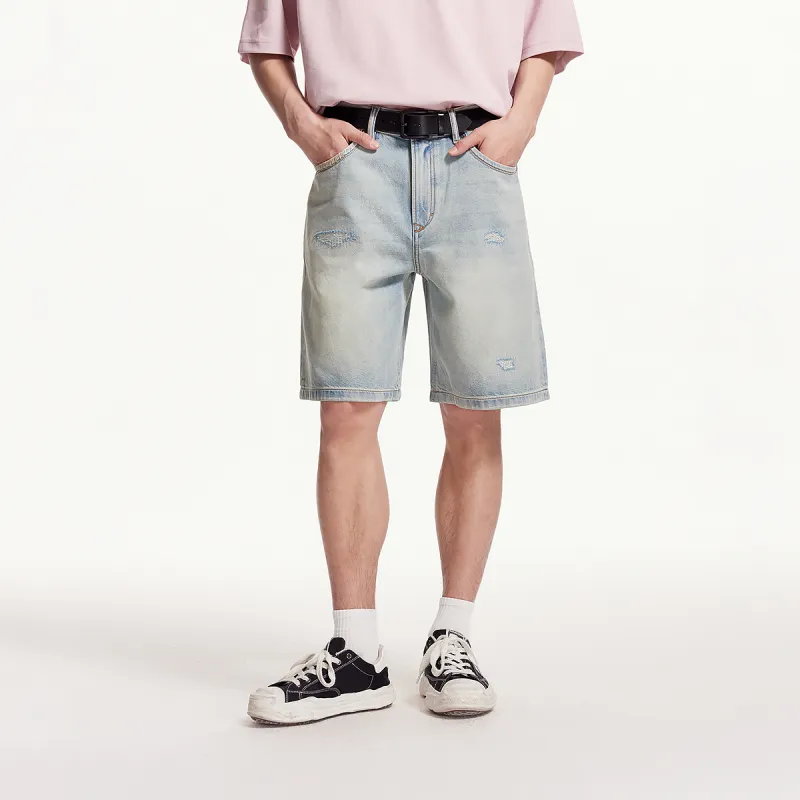 JACK JONES· Denim Shorts Men's Light Blue-2