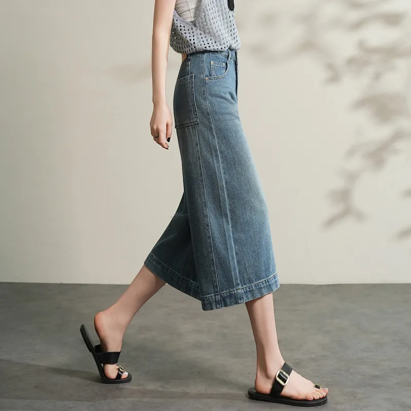 TERRE BLEUE Jeans Women's Denim Blue-4