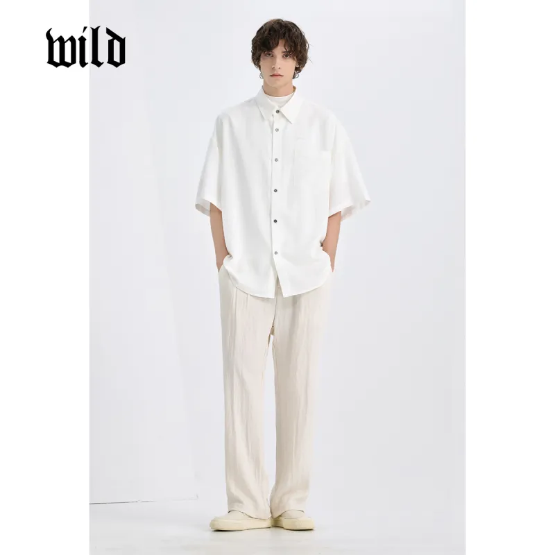 WILD LEADER Casual Pants Men-3