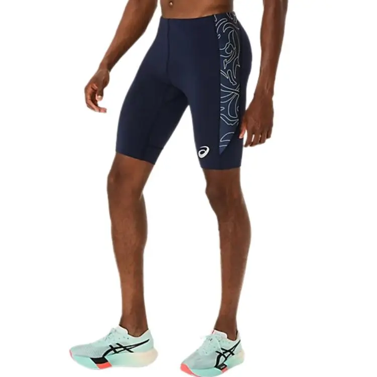 Asics Sports Shorts Men's Midnight Muddied Yellow-2