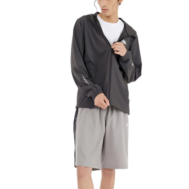 Kappa Jackets Unisex Black Gray-2