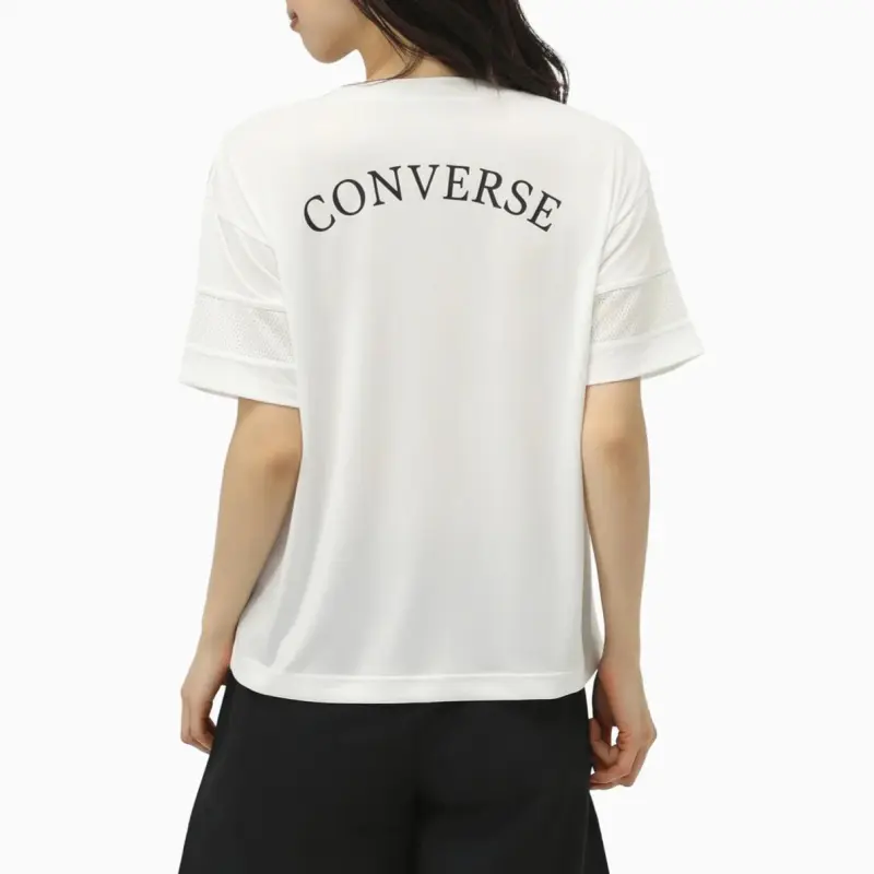 Converse SS25 Regular T Shirt Women's White-3