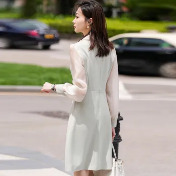 ONE SHALLOW Long Sleeved Dresses Women's Green