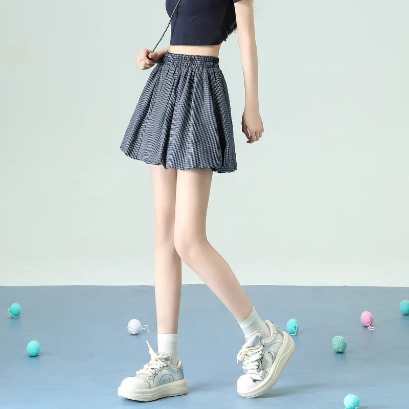 FAWENXIANGZI Casual Short Skirts Women's-3