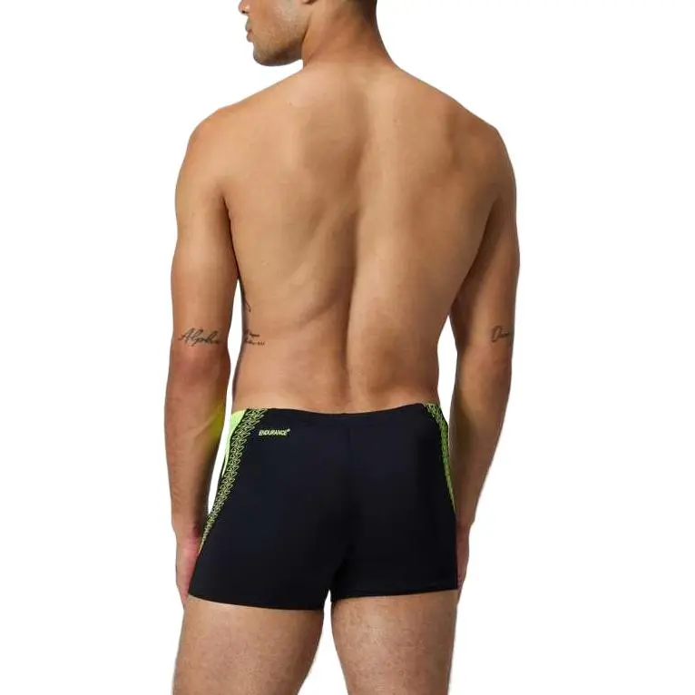 Speedo HyperBoom Splice Swimming Shorts Men's Black Green-4