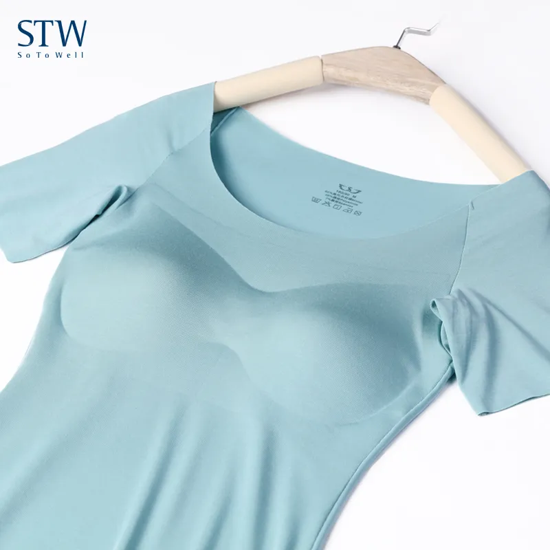 STW．SOTOWELL Spring Summer Pajama Top Women's-2