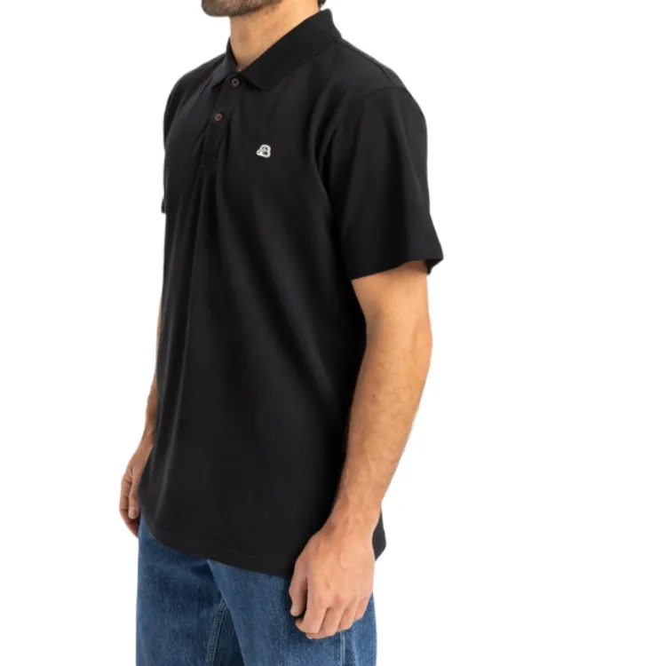 Quiksilver DNA Polo Shirt Men's Black-3