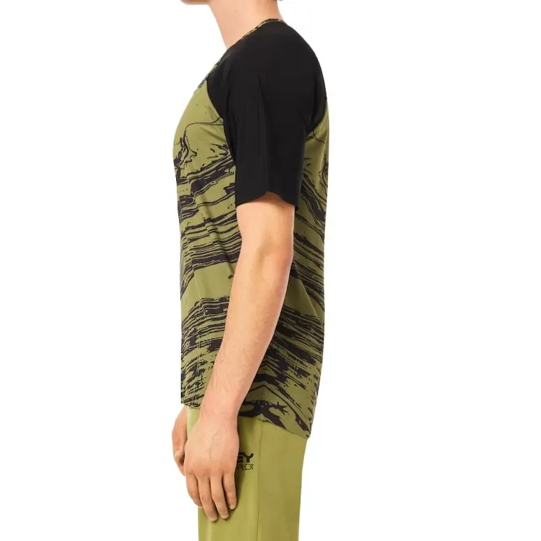Oakley T Shirt Unisex Binary Swirl Green-4