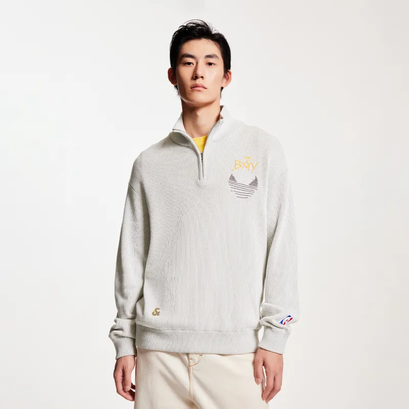 JACK JONES· x NBA Long Sleeved Knitwear Men's Milk White-4
