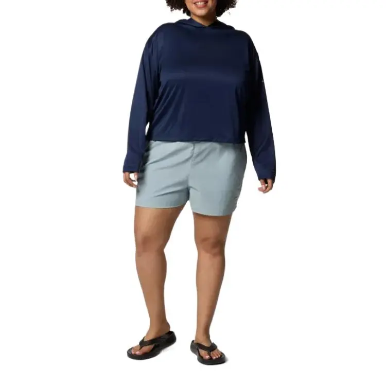 Columbia PFG Solar Stream Sweatshirt Women's University Marine Blue-3