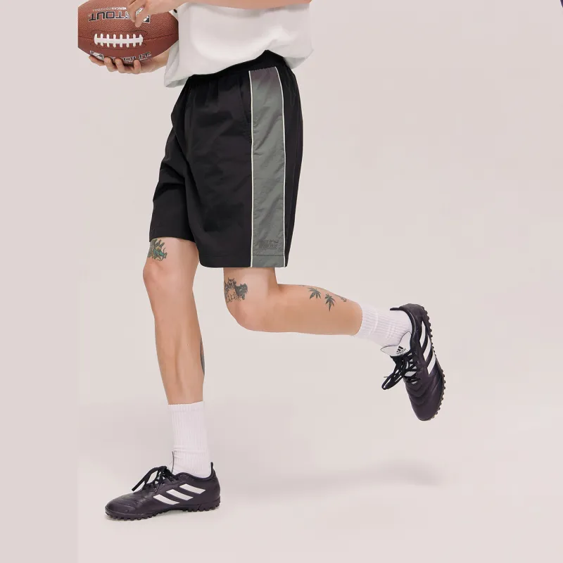 NO ONE ELSE Casual Shorts Unisex Black Gray-2
