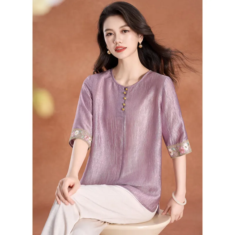 Mylan Shirts Women's Purple-5