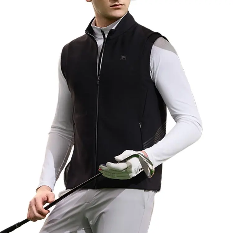 FILA Golf Series Vest Men's Pitch Black-4