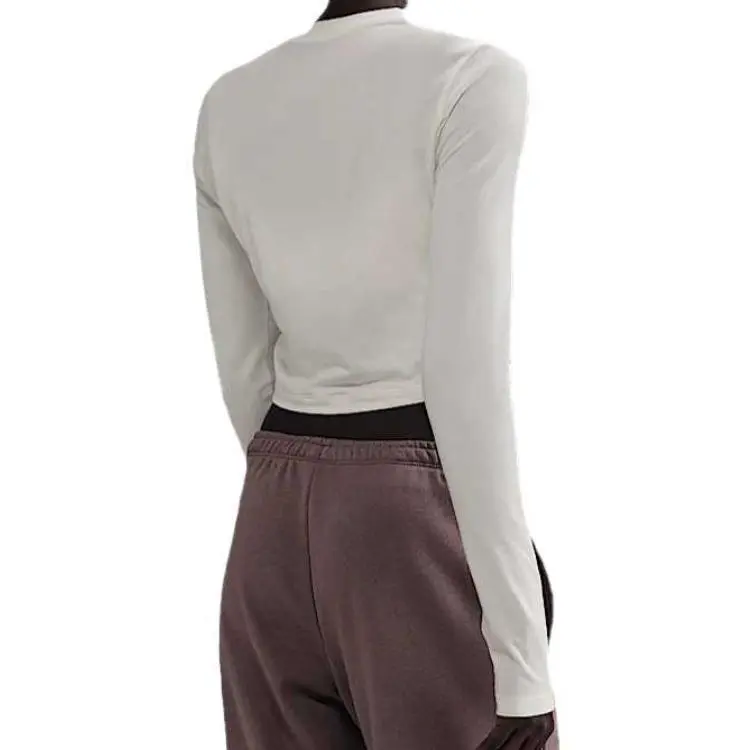 Nike Sportswear Chill Knit Women's Slim Long Sleeve Cropped Top-1