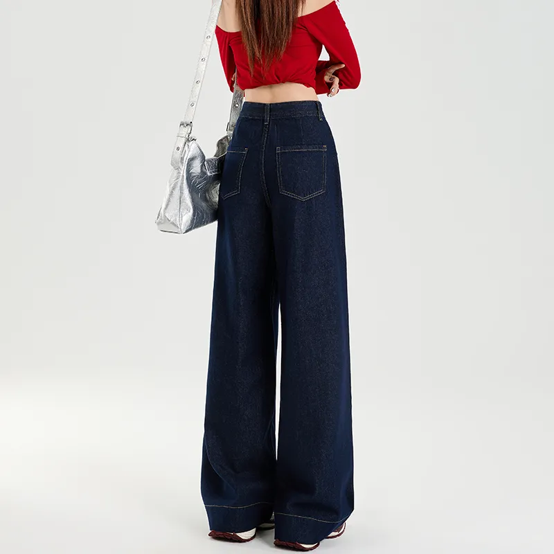 Kazakhstan Jeans Unisex Dark Blue-2