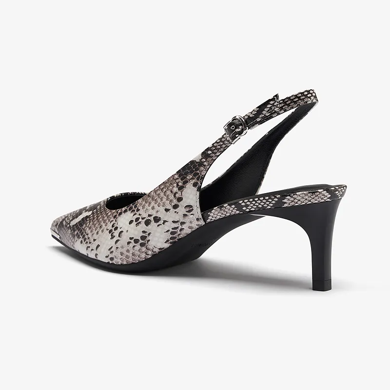 Le Saunda High Heels Women's Black Gray Color-1