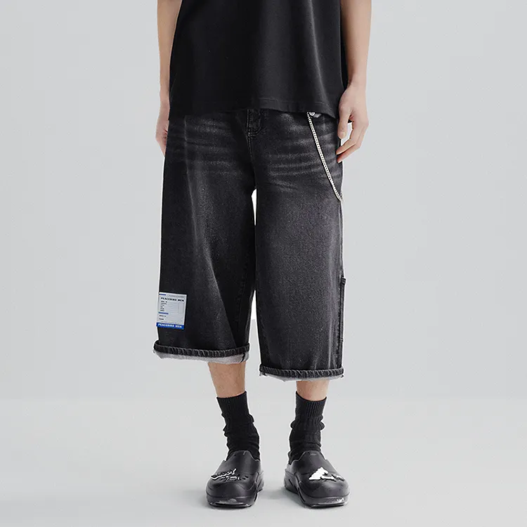 PEACEBIRD MEN Jeans Unisex Denim Gray Batch 1 Loose Fit-2