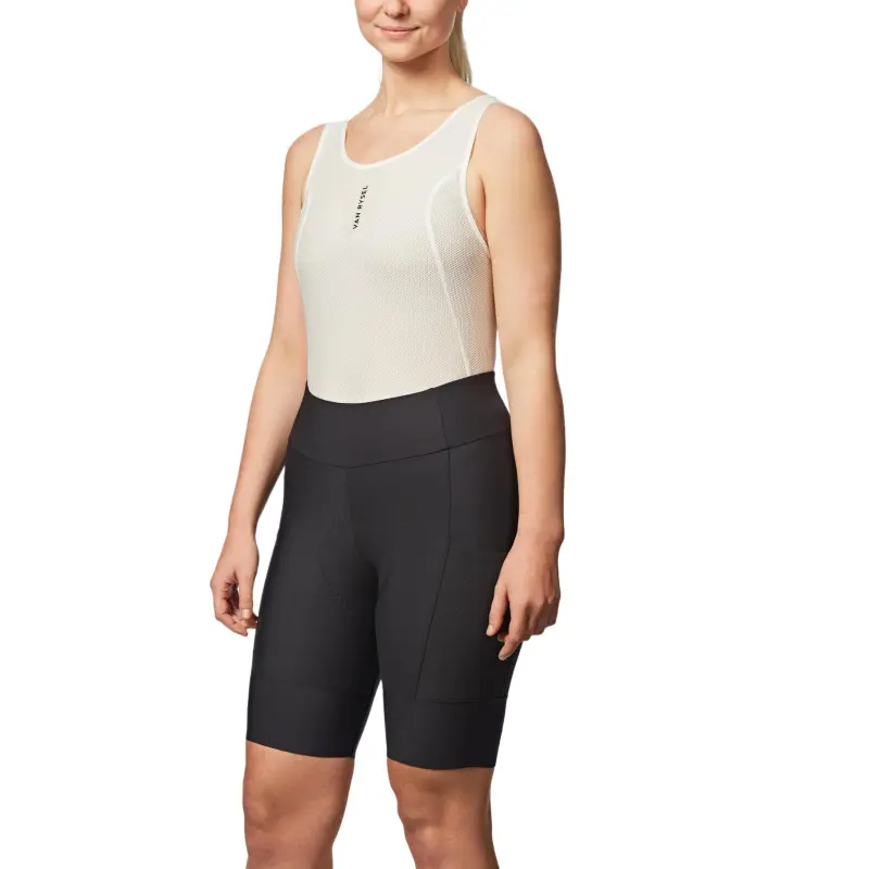 DECATHLON Cycling Pants Women's Smoky Black-1